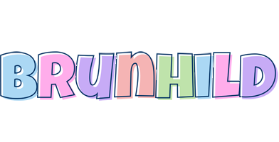 Brunhild pastel logo