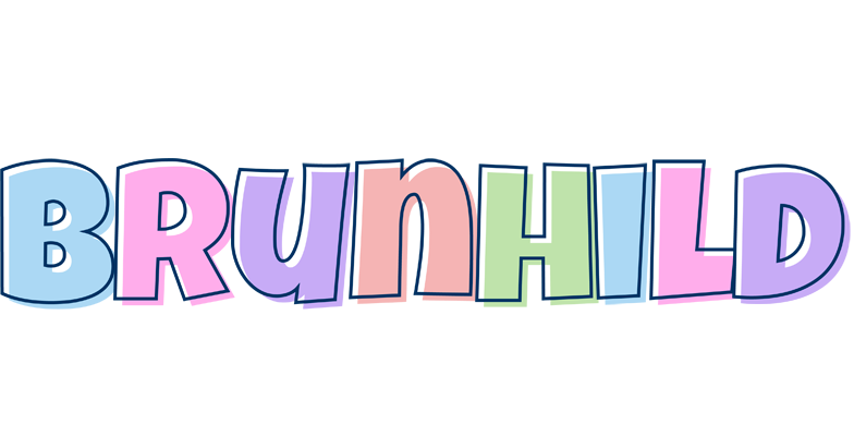 Brunhild pastel logo
