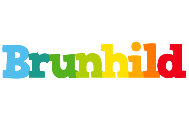 Brunhild rainbows logo