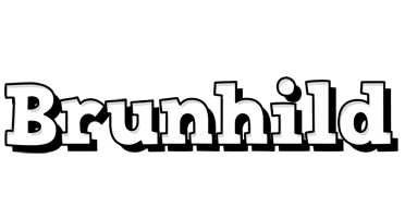 Brunhild snowing logo