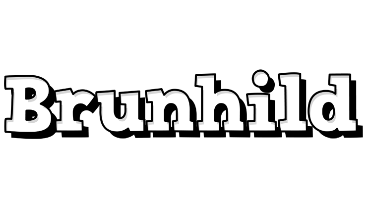 Brunhild snowing logo