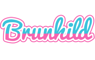 Brunhild woman logo