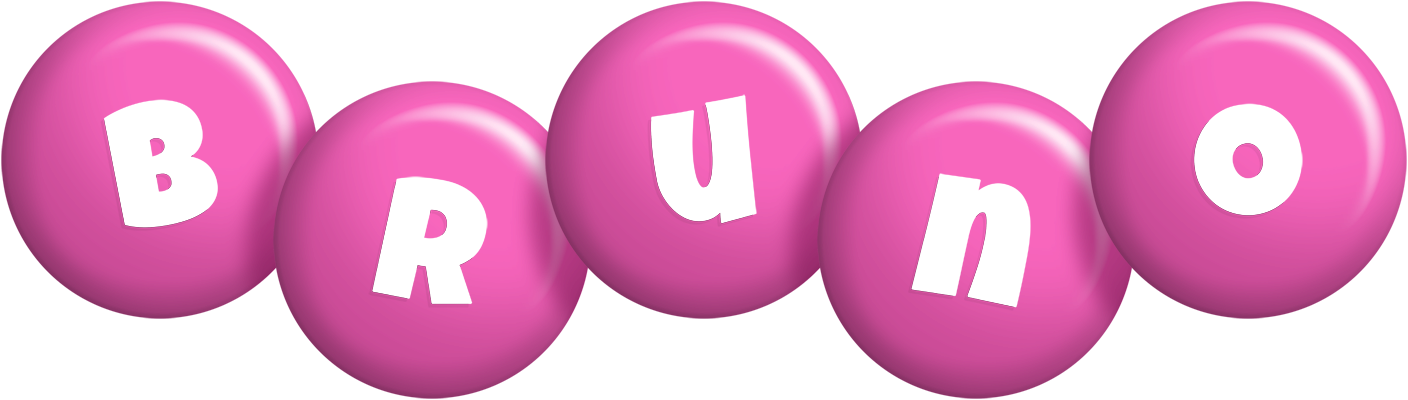 Bruno candy-pink logo