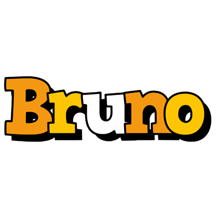 Bruno cartoon logo