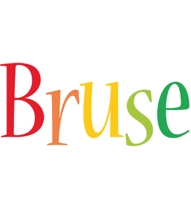 Bruse birthday logo