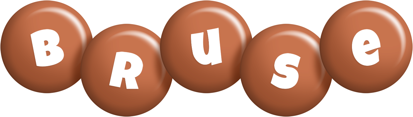 Bruse candy-brown logo