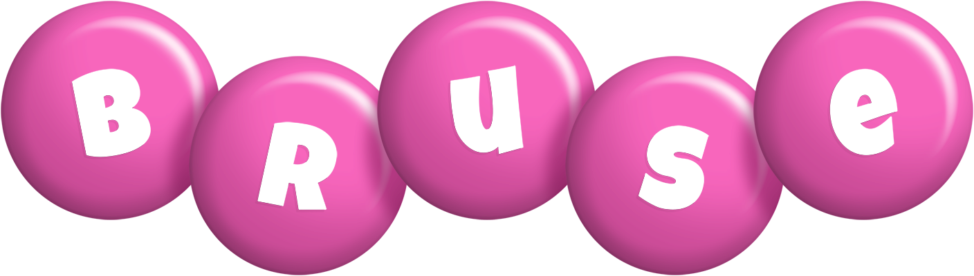 Bruse candy-pink logo