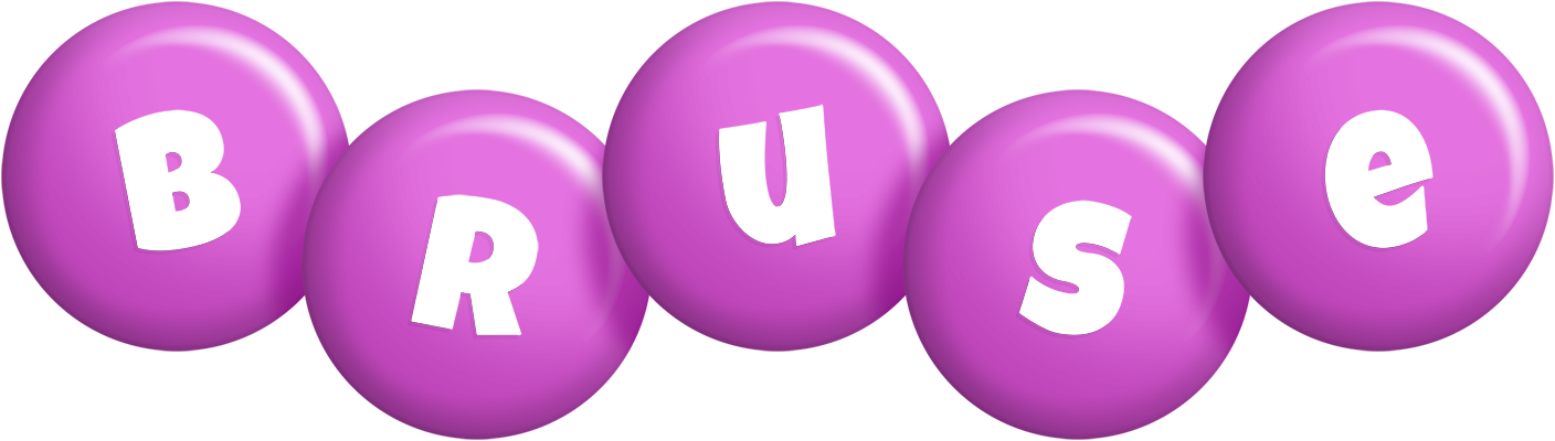 Bruse candy-purple logo