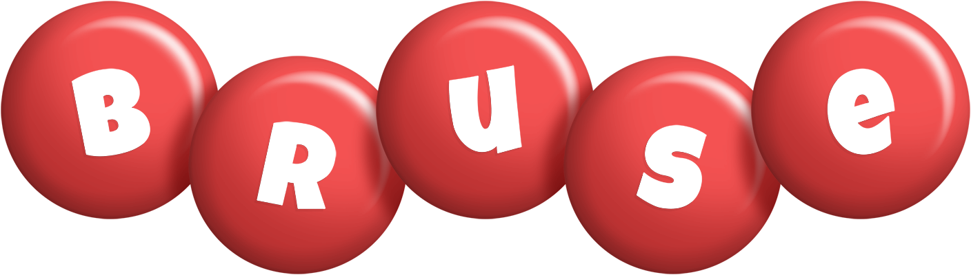 Bruse candy-red logo
