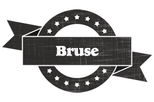 Bruse grunge logo