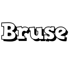 Bruse snowing logo