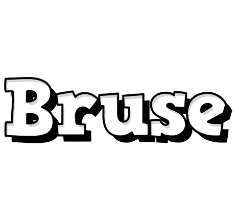 Bruse snowing logo