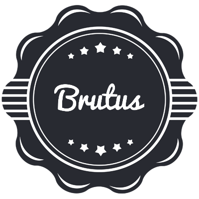 Brutus badge logo