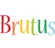 Brutus birthday logo