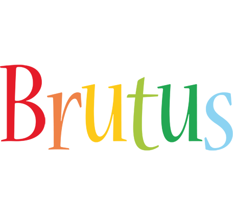 Brutus birthday logo