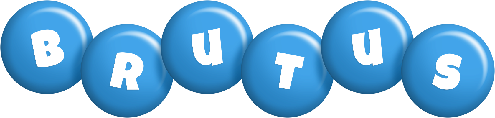 Brutus candy-blue logo
