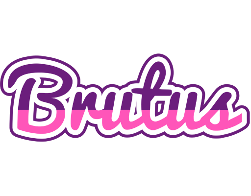Brutus cheerful logo