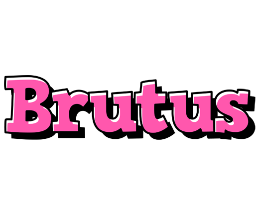 Brutus girlish logo