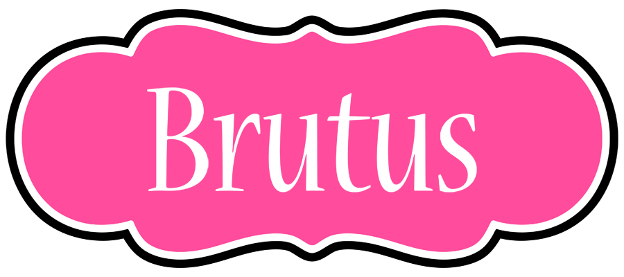 Brutus invitation logo