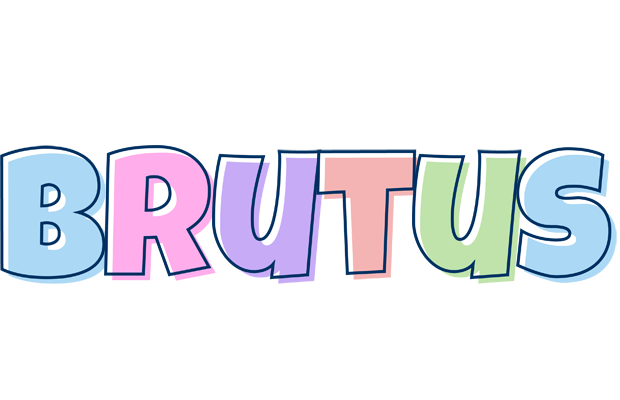 Brutus pastel logo