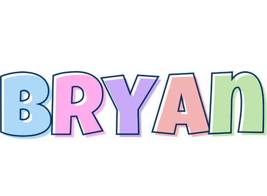 Bryan pastel logo