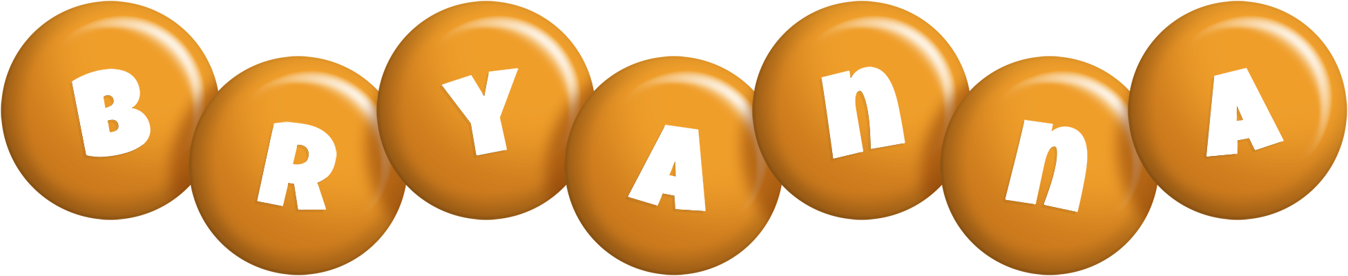 Bryanna candy-orange logo