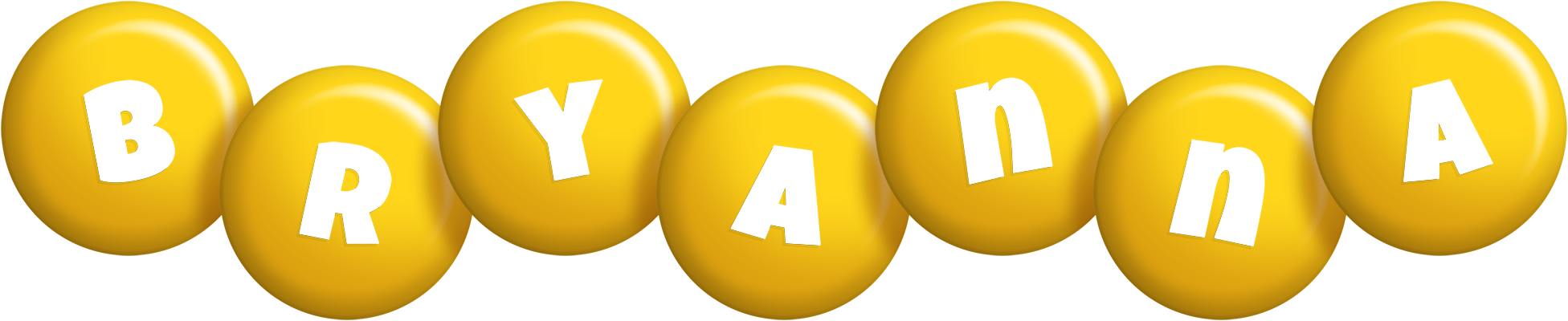 Bryanna candy-yellow logo