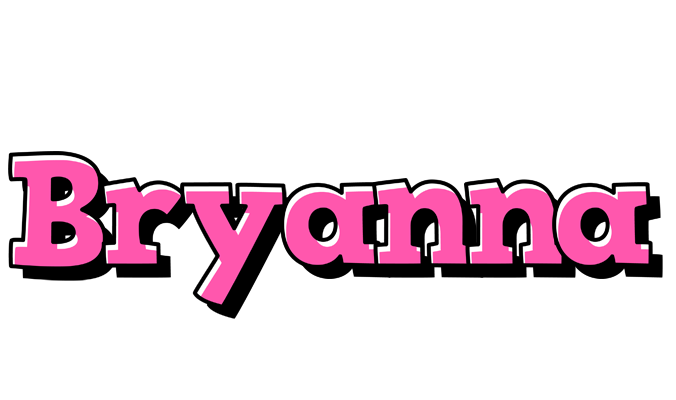 Bryanna girlish logo