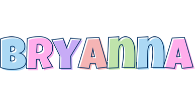 Bryanna pastel logo