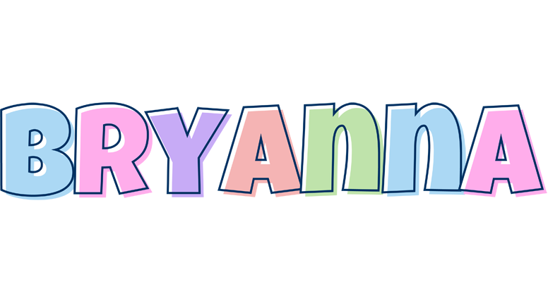 Bryanna pastel logo