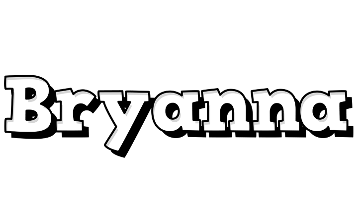 Bryanna snowing logo