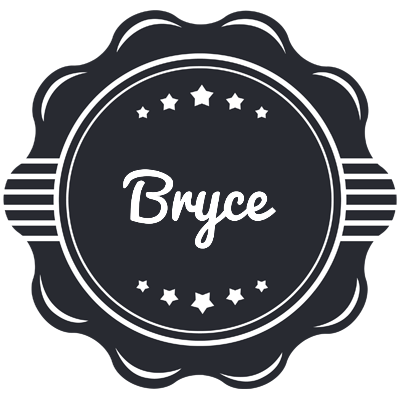 Bryce badge logo