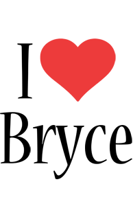 Bryce i-love logo
