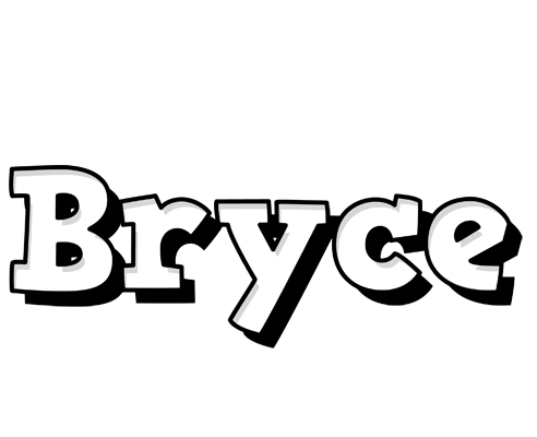 Bryce snowing logo