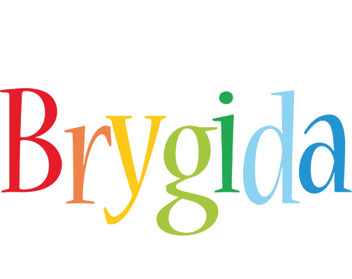 Brygida birthday logo