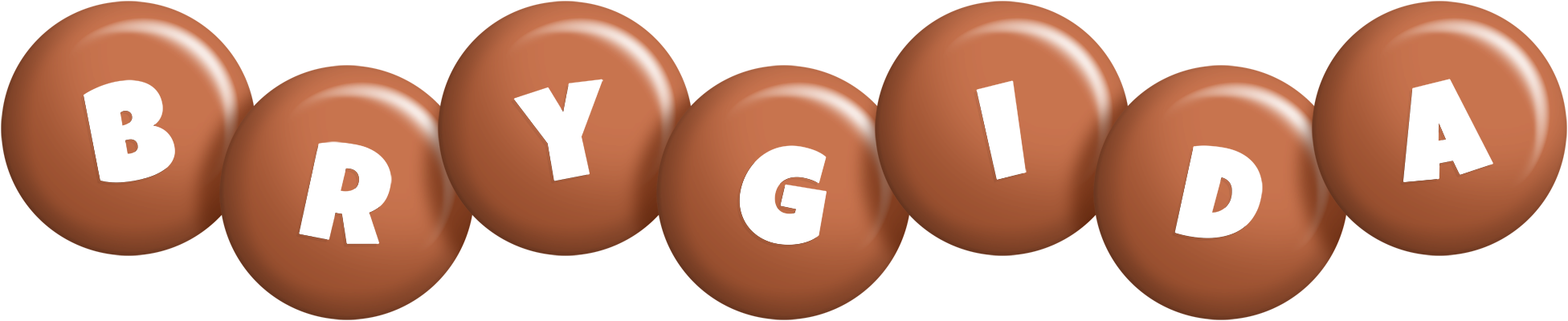 Brygida candy-brown logo