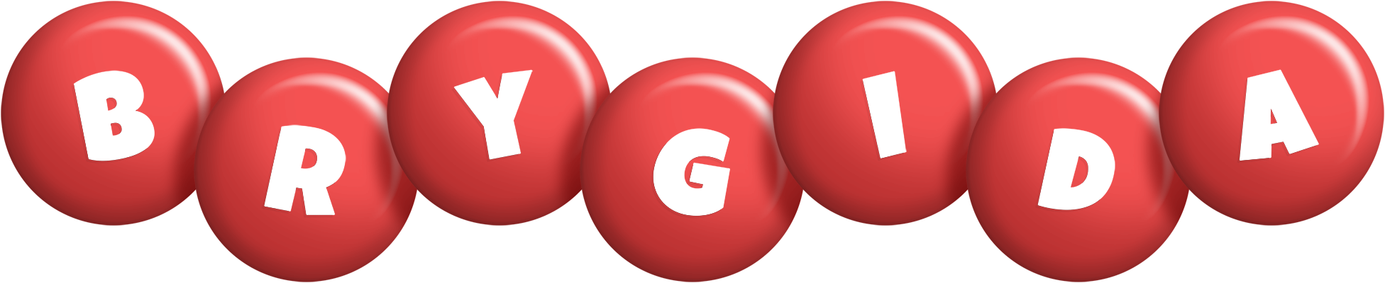 Brygida candy-red logo