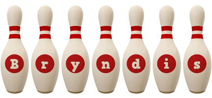 Bryndis bowling-pin logo