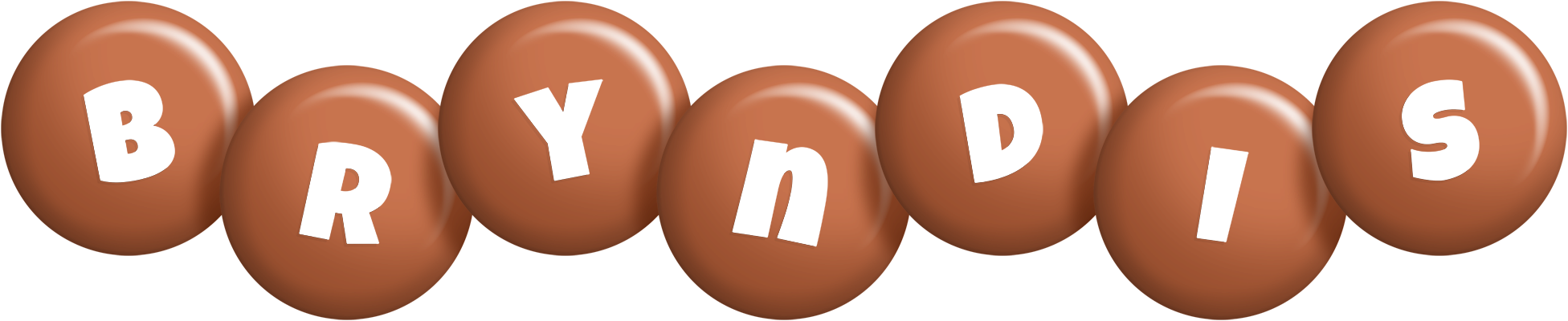 Bryndis candy-brown logo