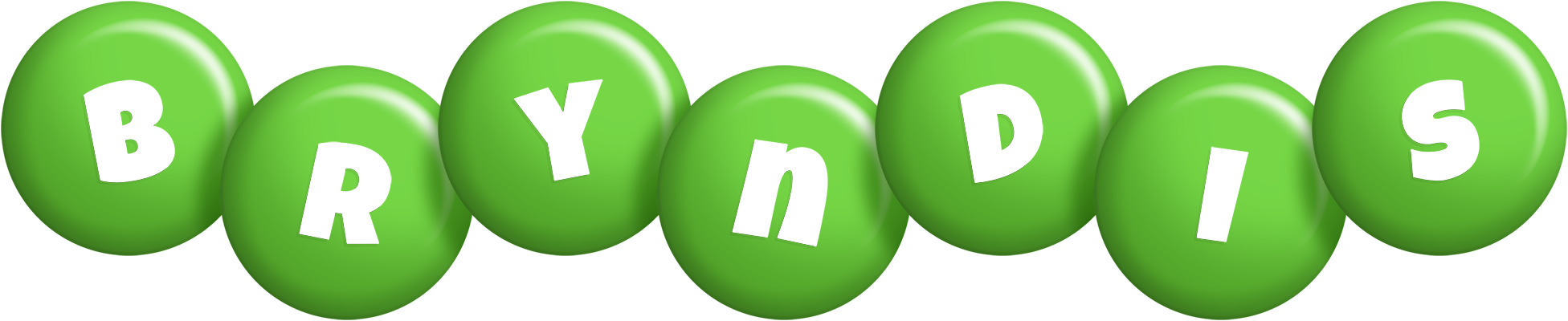 Bryndis candy-green logo