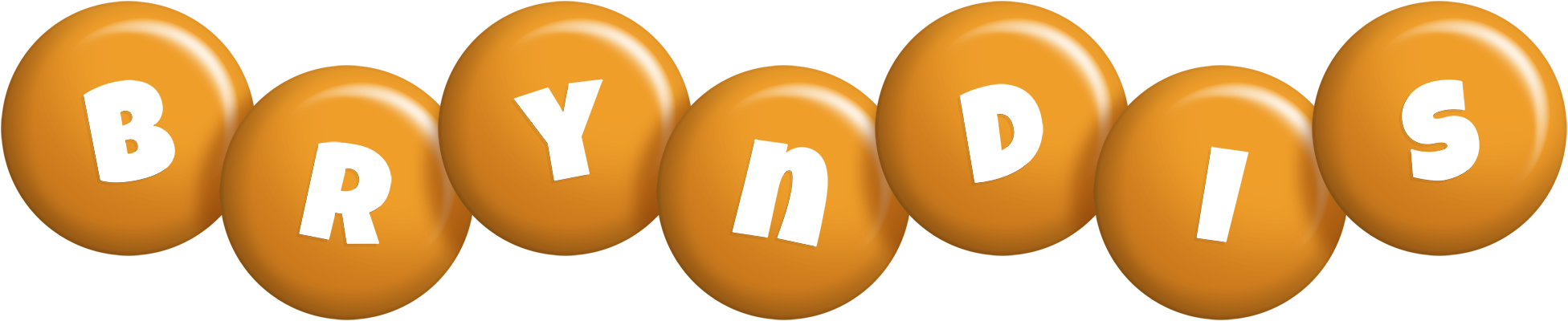 Bryndis candy-orange logo