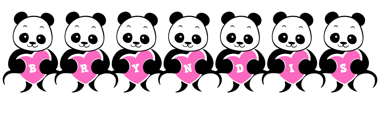 Bryndis love-panda logo