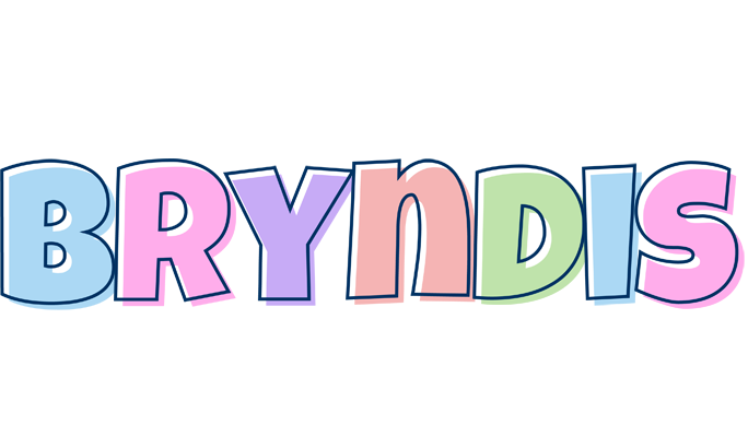 Bryndis pastel logo