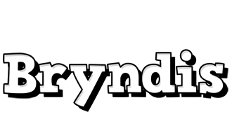 Bryndis snowing logo