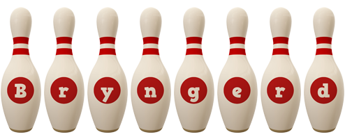 Bryngerd bowling-pin logo