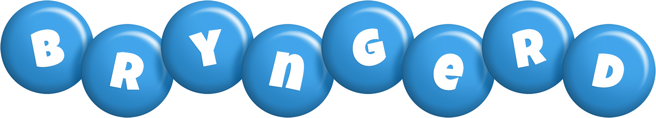 Bryngerd candy-blue logo