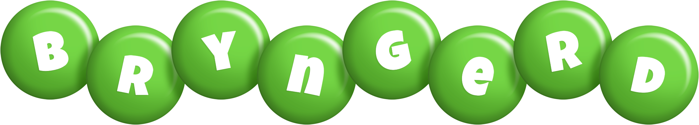 Bryngerd candy-green logo