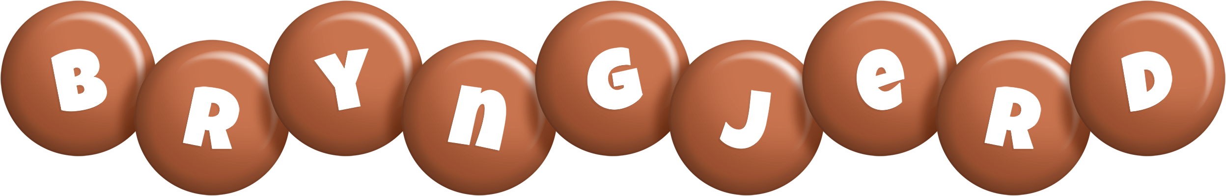 Bryngjerd candy-brown logo