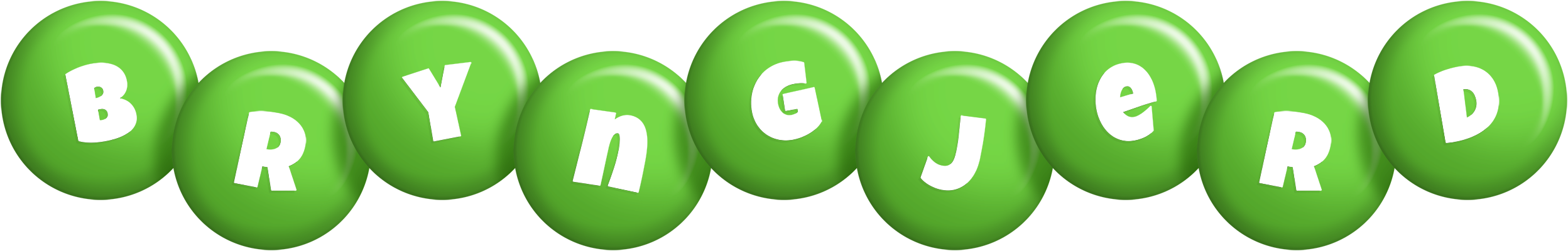 Bryngjerd candy-green logo