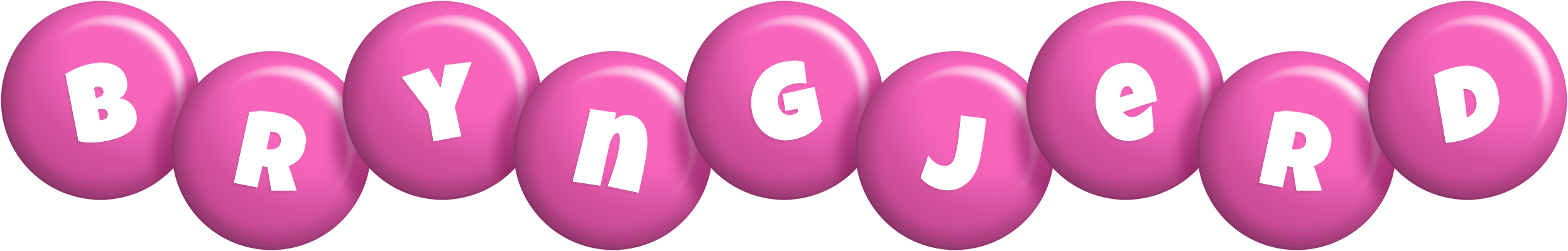 Bryngjerd candy-pink logo
